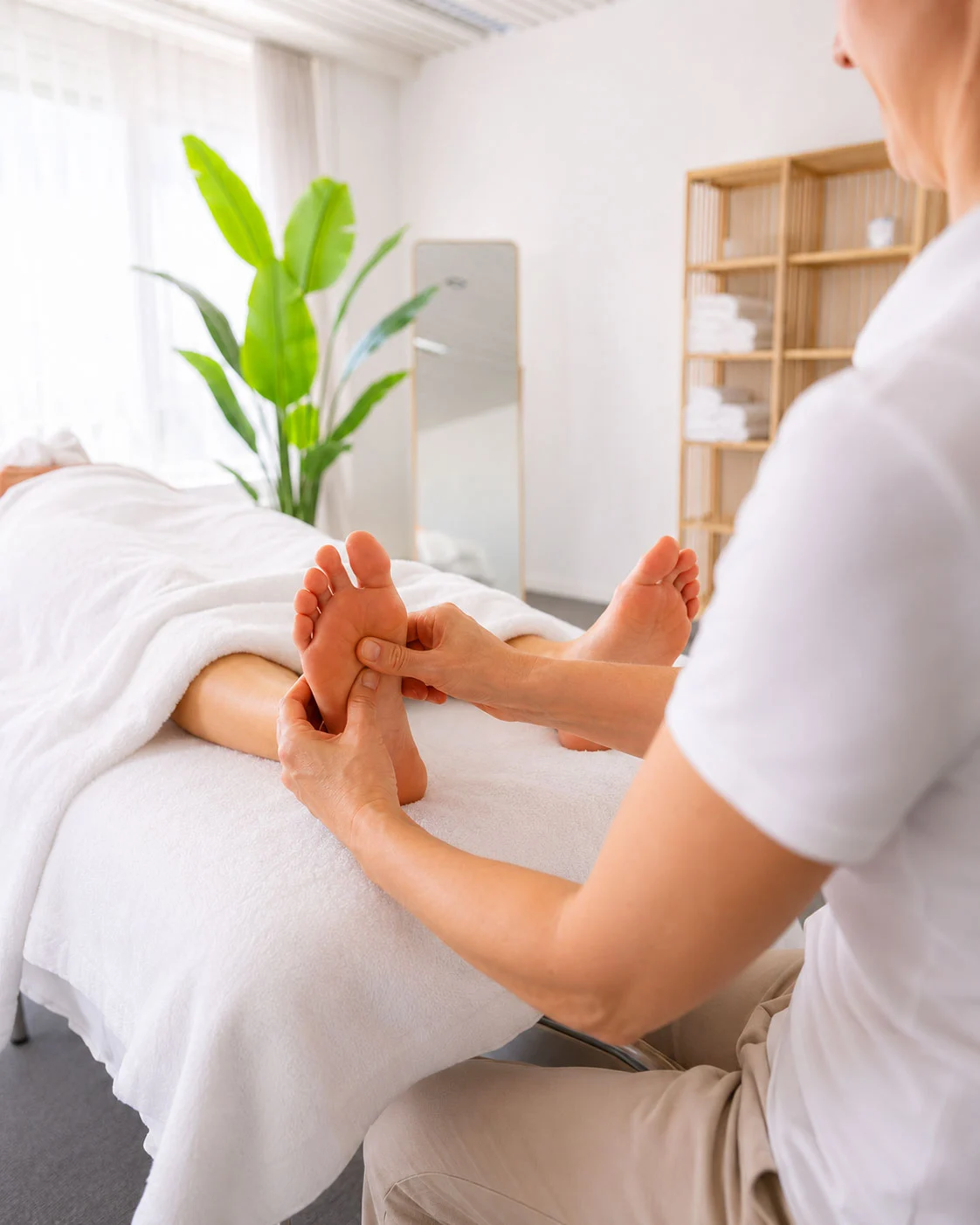 Fussreflexzonenmassage in der Praxis an der Centralstrasse in Sursee